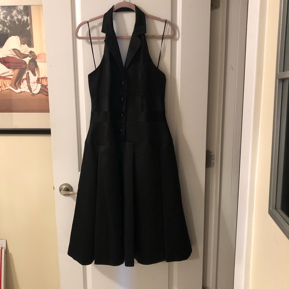 Liz Claiborne Halter Collar Cocktail Dress